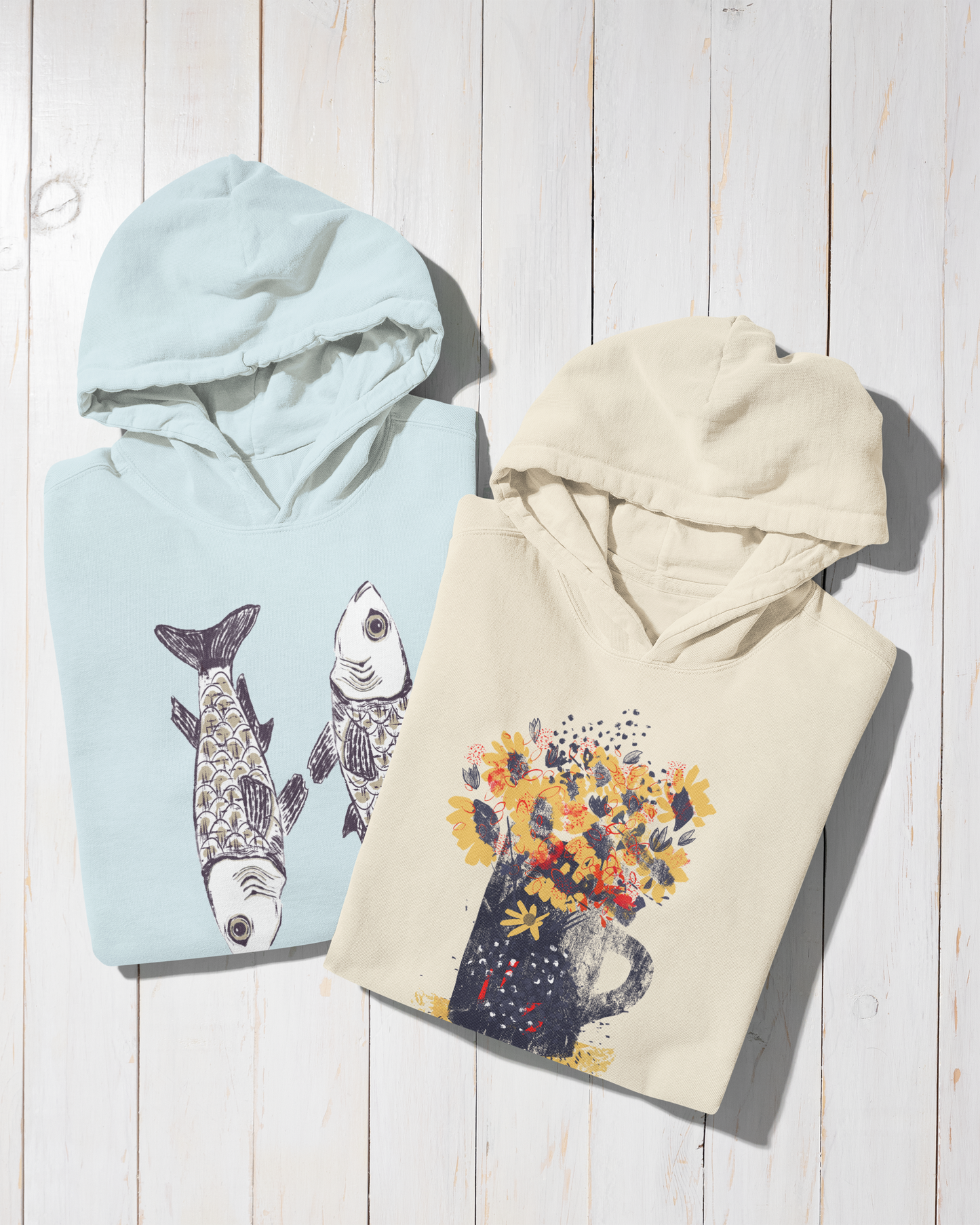 Stanley/Stella Boxy Frauen Bio Hoodie - “Wildblumen”
