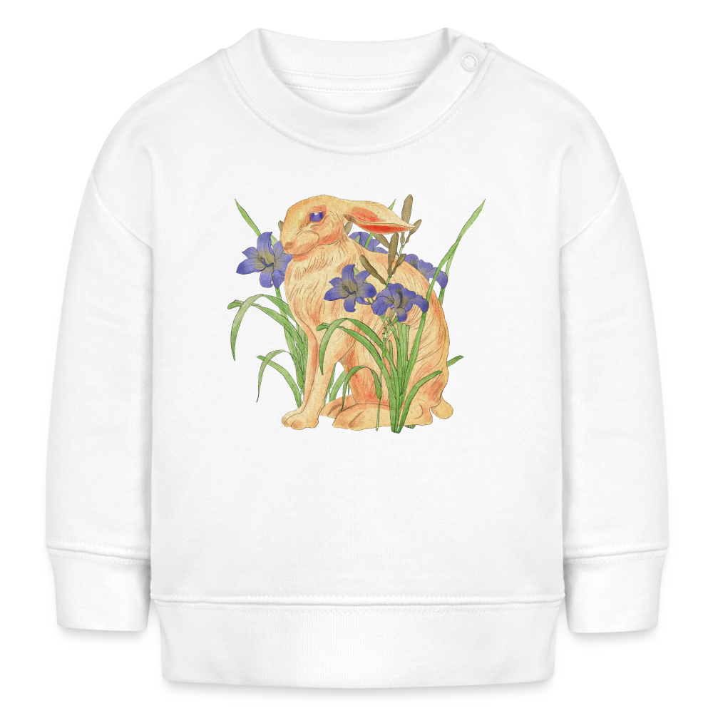 Stanley/Stella Bio-Sweatshirt BABY - "Feldhase" - weiß