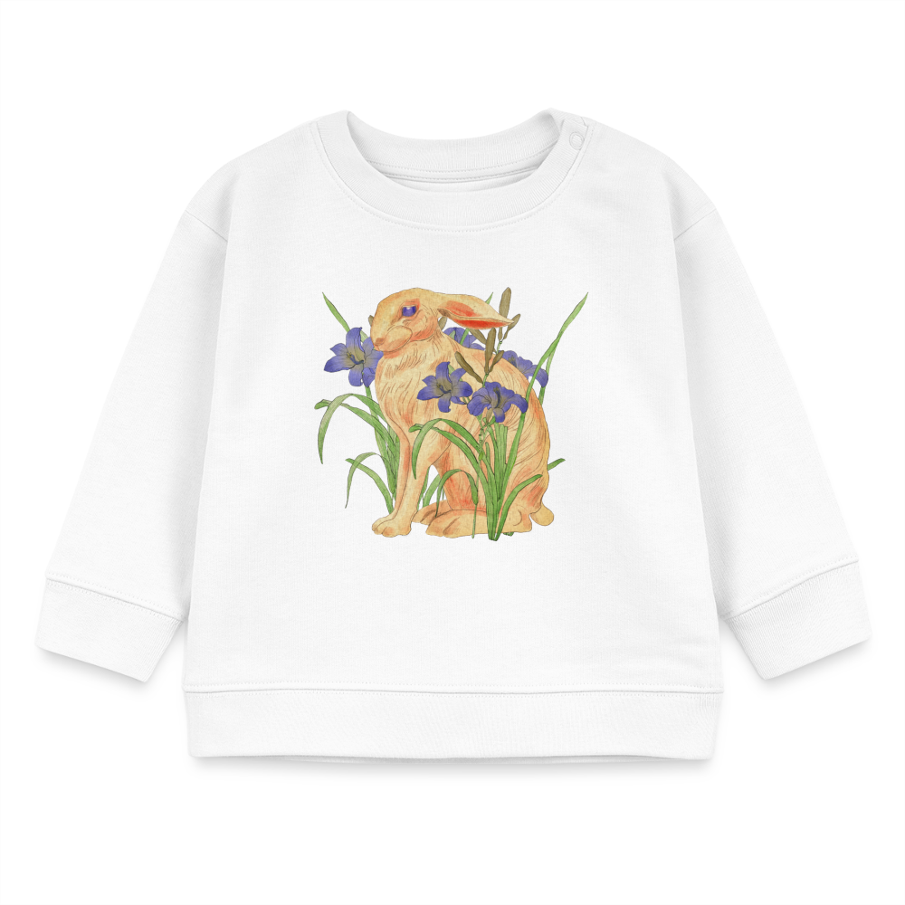 Stanley/Stella Bio-Sweatshirt BABY - "Feldhase" - weiß