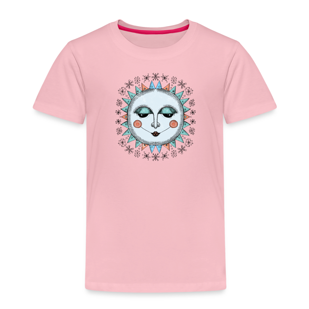 Kinder Premium T-Shirt - “Wintersonne” - Hellrosa