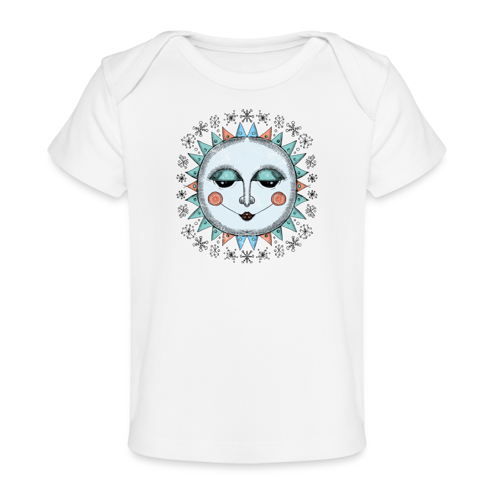 Baby Bio-T-Shirt - “Wintersonne” - weiß