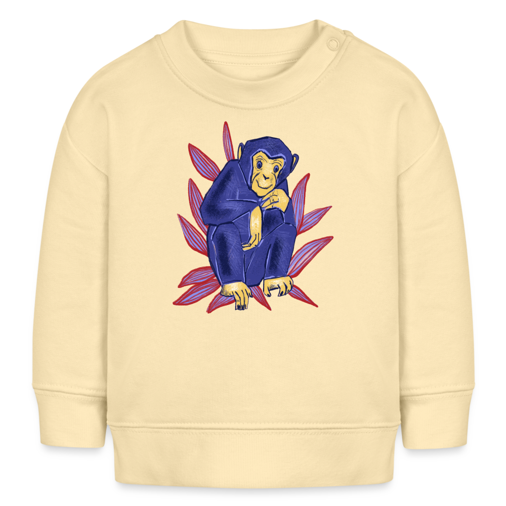 Stanley/Stella Bio-Sweatshirt - “Blauer Affe” - Creme