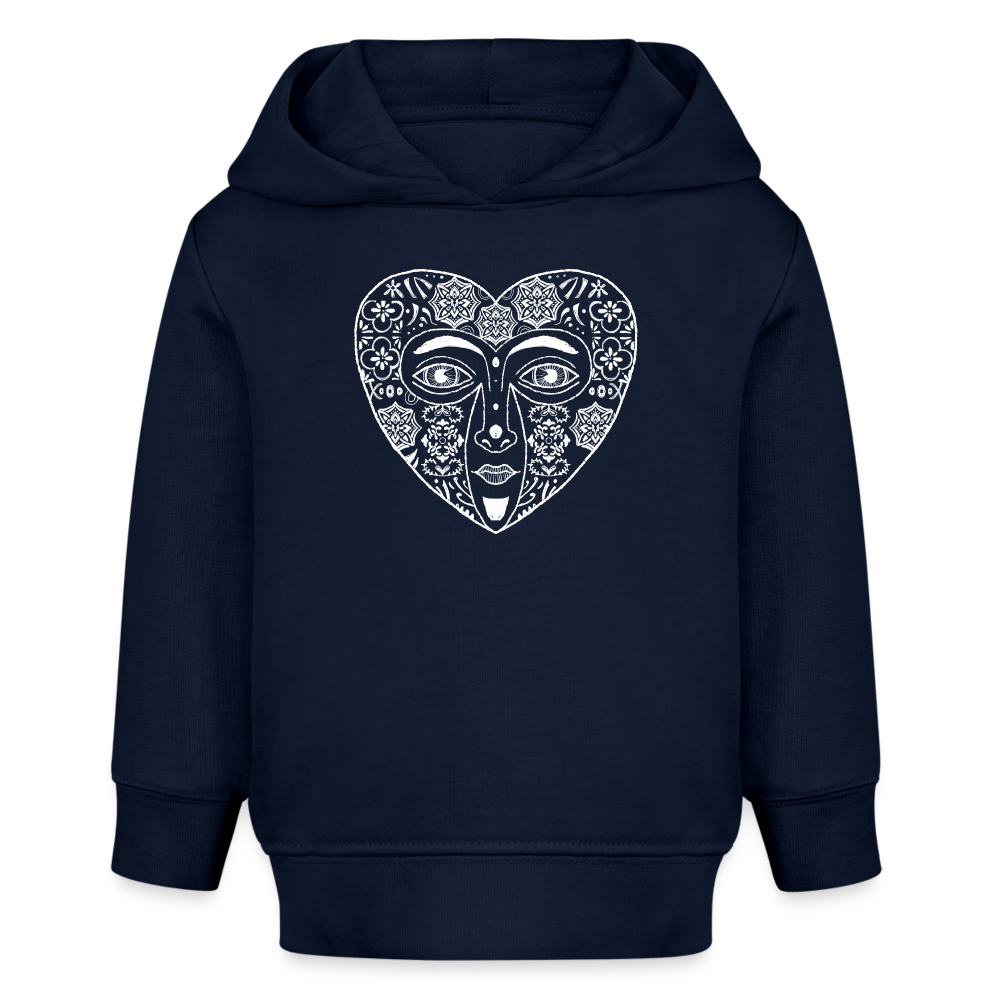 Stanley/Stella Bio Hoodie - “Azulejo Herz” - Navy