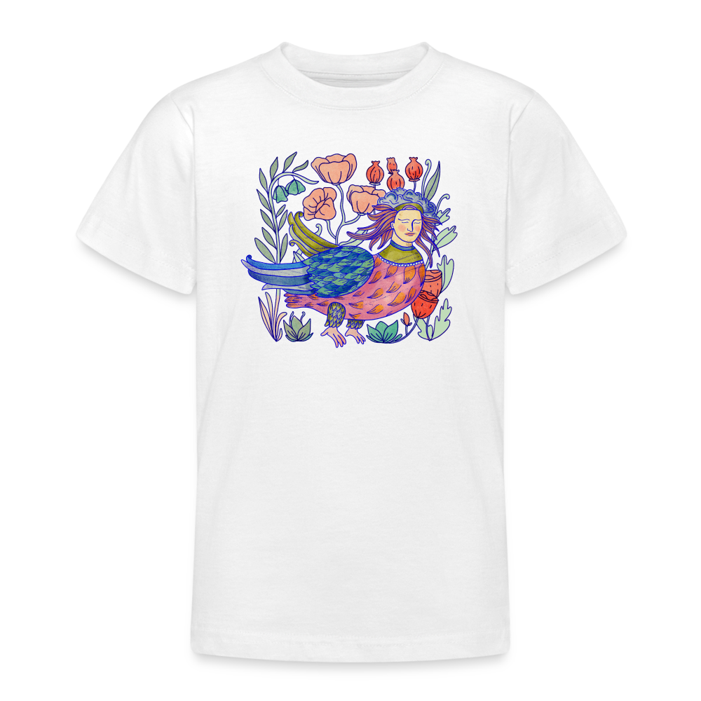 Teenager T-Shirt - “Bunte Sirin” - weiß
