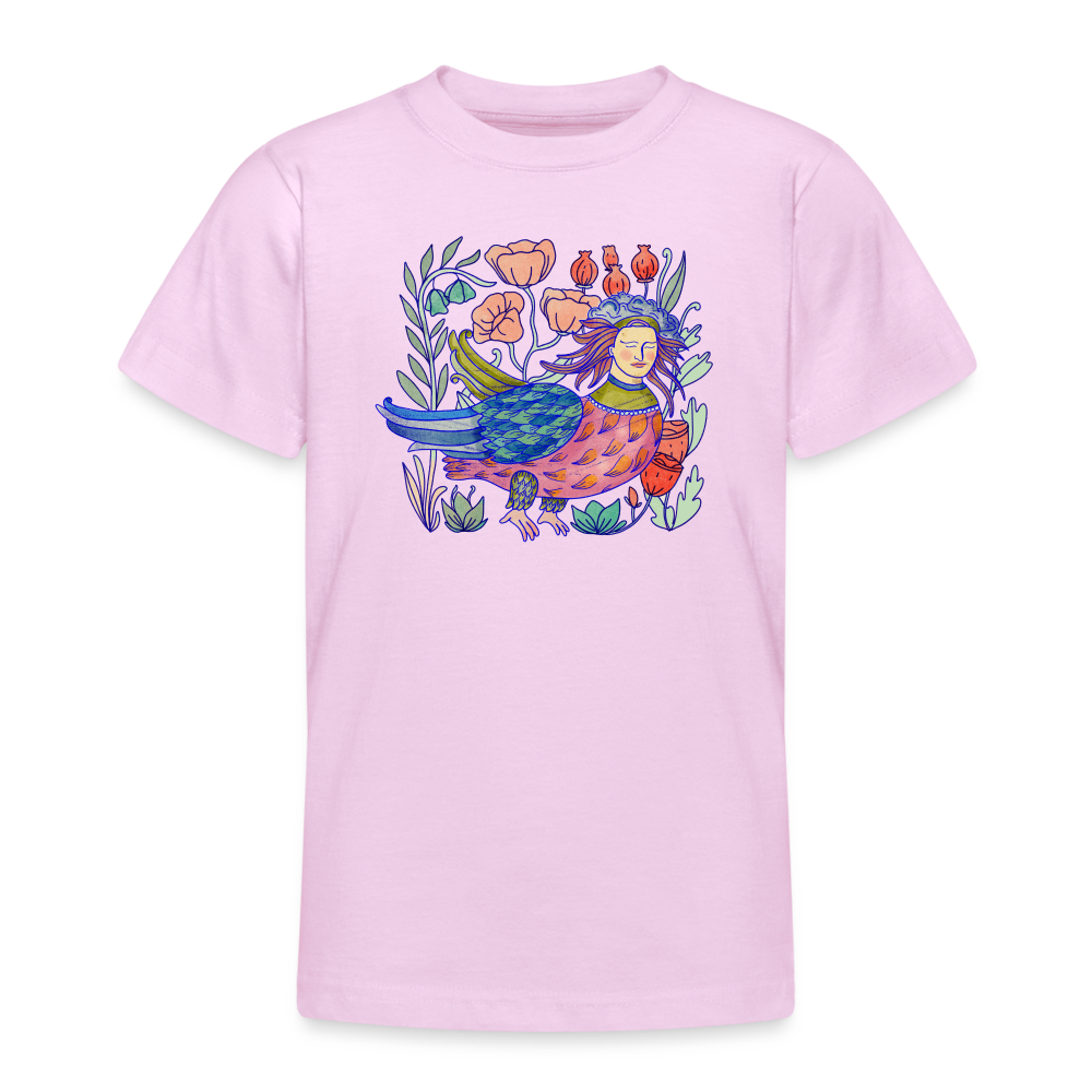 Teenager T-Shirt - “Bunte Sirin” - Hellrosa