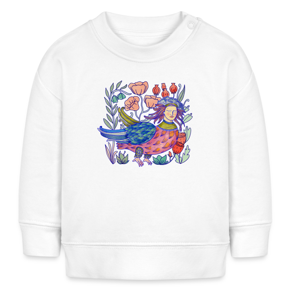 Stanley/Stella Bio-Sweatshirt - “Bunte Sirin” - weiß