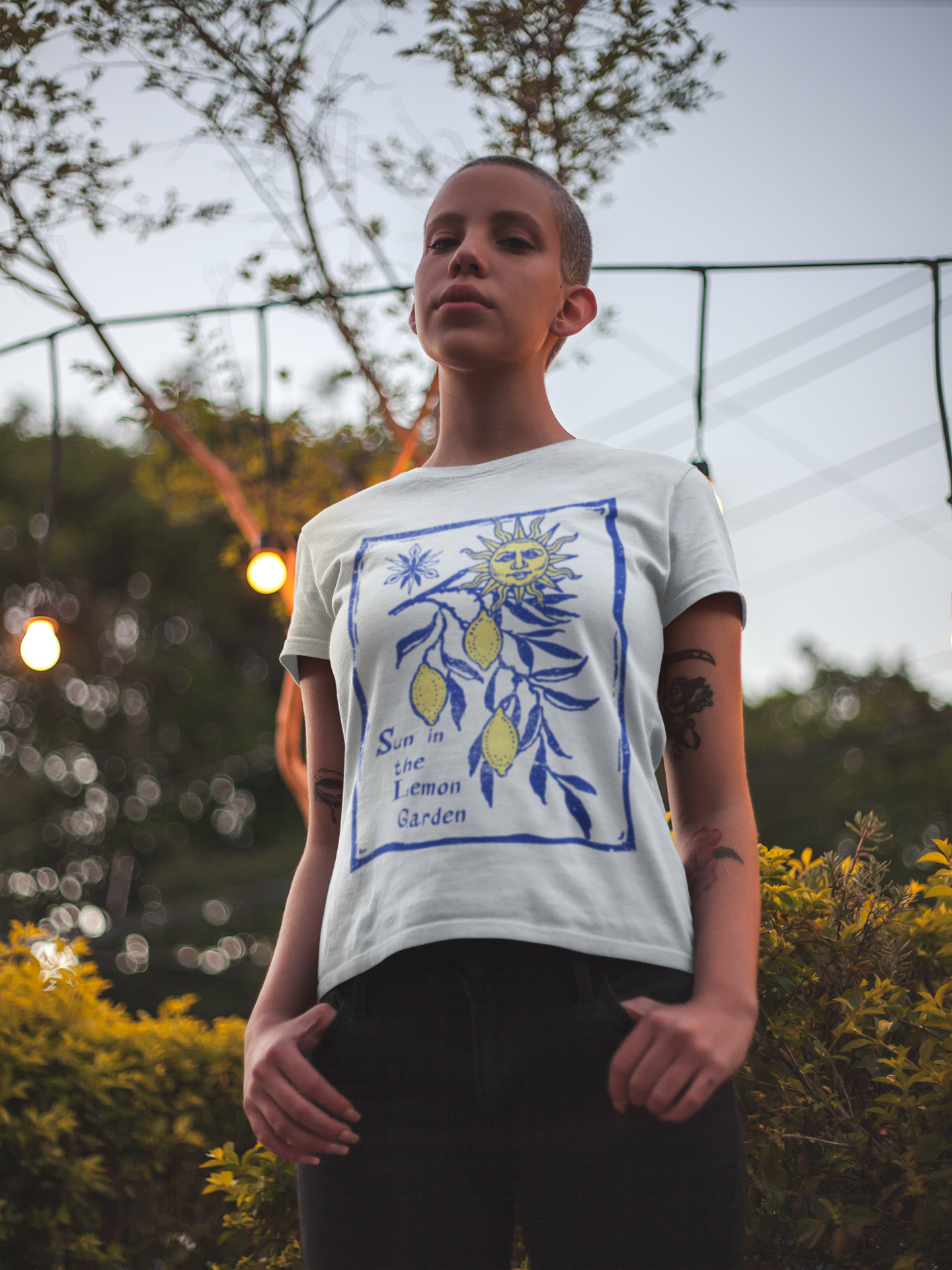 Stanley/Stella Frauen Boxy Bio-T-Shirt - “Lemon Garden”