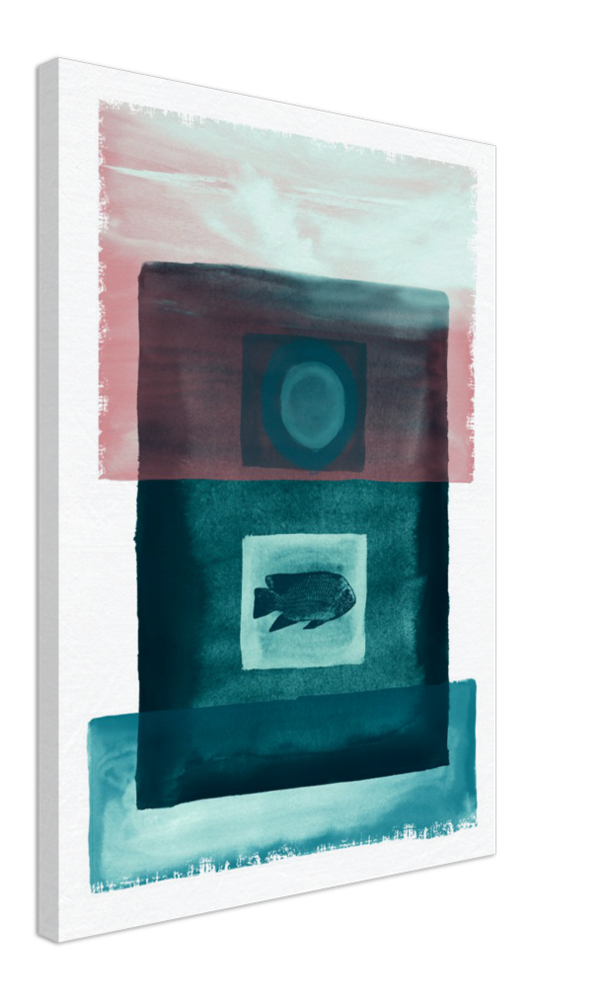 Das Meer - Leinwand - Hinter dem Mond