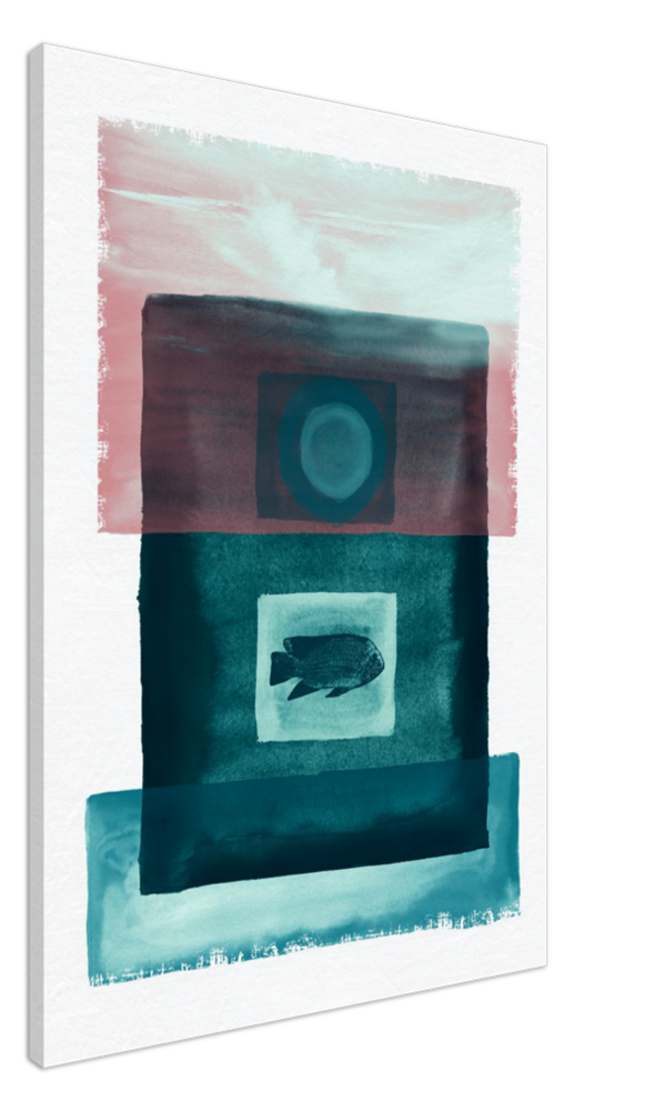 Das Meer - Leinwand - Hinter dem Mond