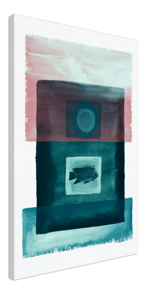 Das Meer - Leinwand - Hinter dem Mond