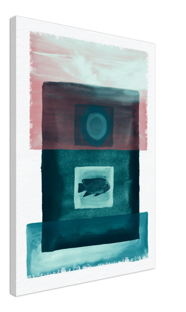 Das Meer - Leinwand - Hinter dem Mond