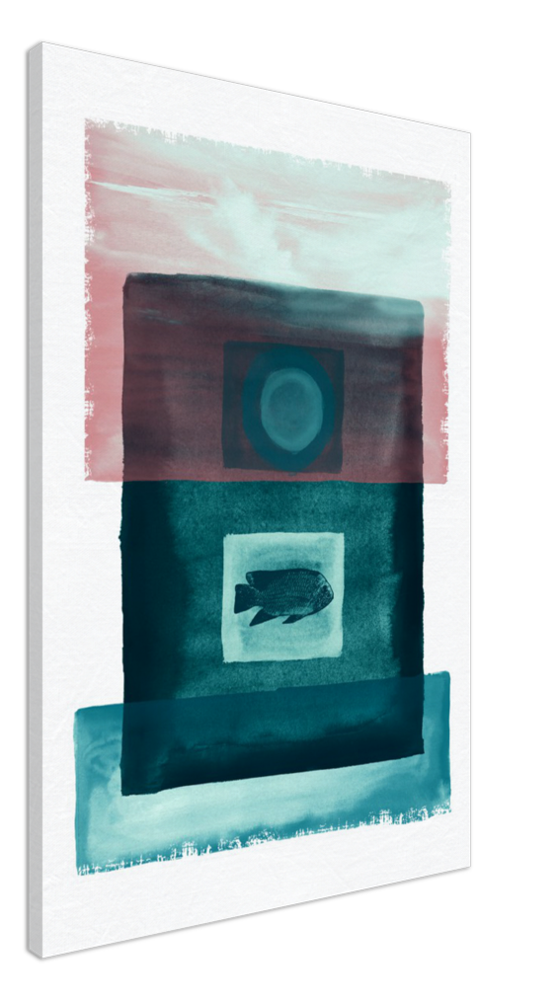 Das Meer - Leinwand - Hinter dem Mond