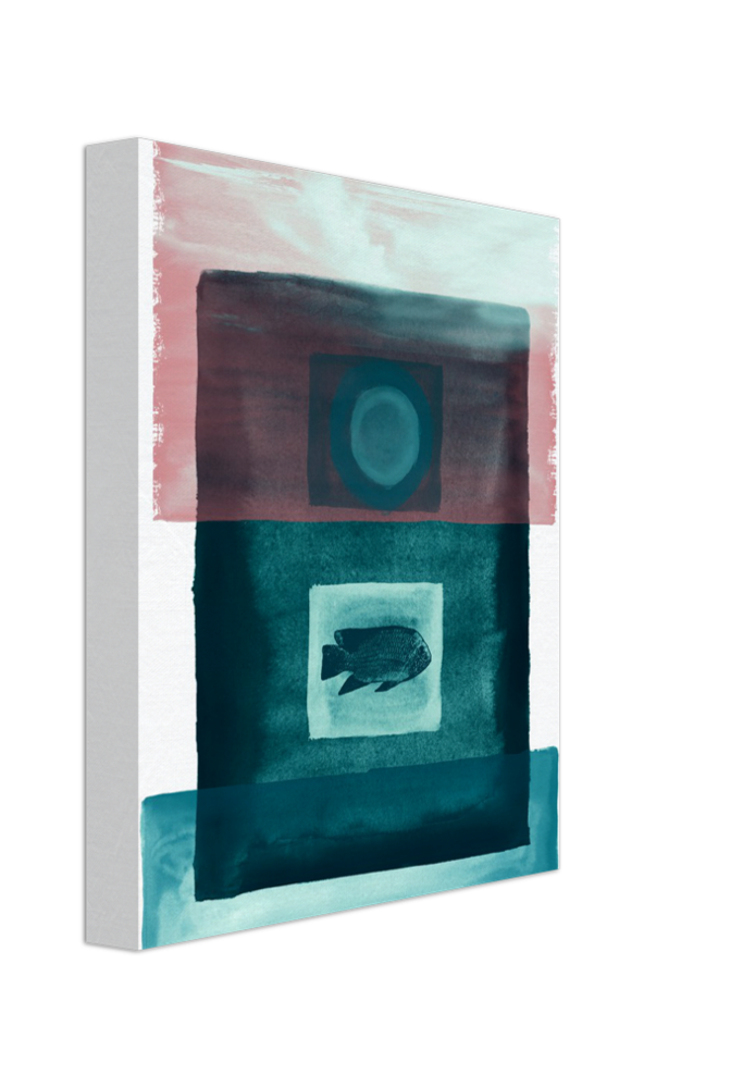 Das Meer - Leinwand - Hinter dem Mond