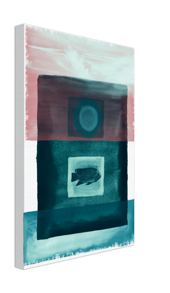 Das Meer - Leinwand - Hinter dem Mond