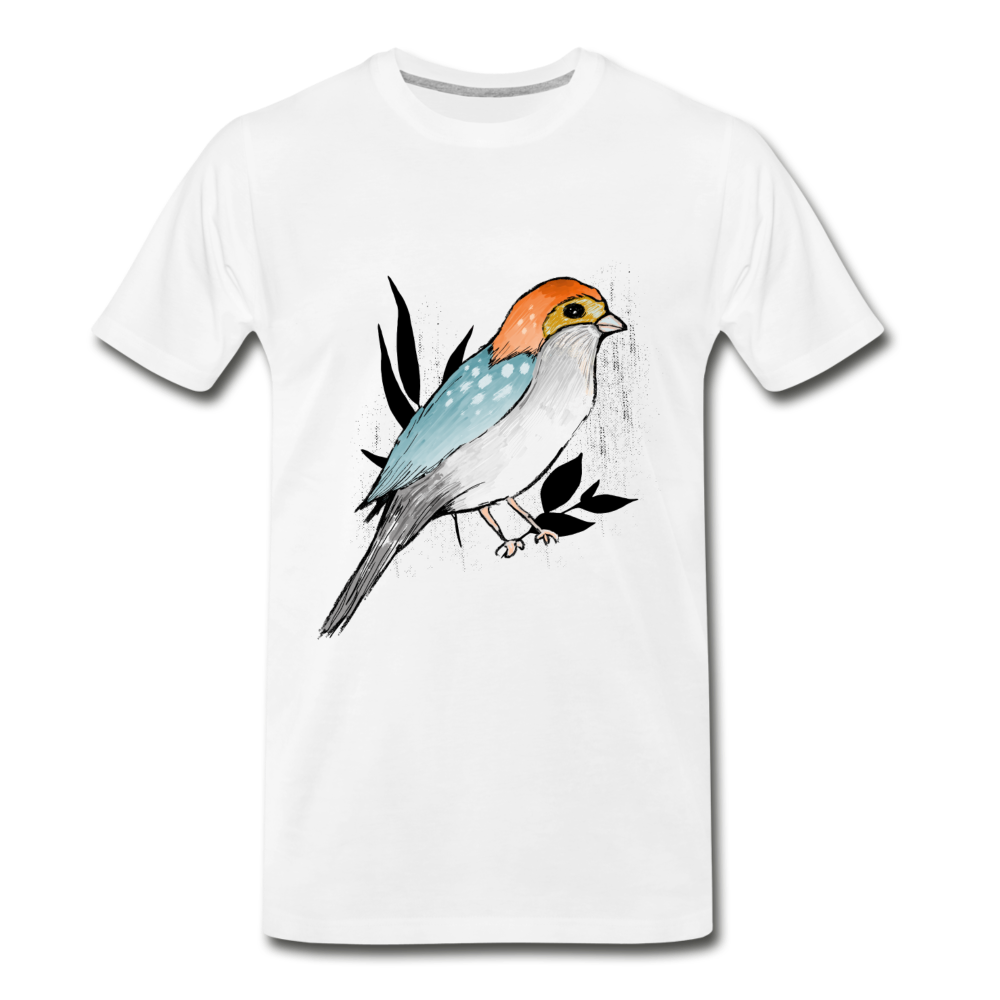 Vodel mit Tupfen - Männer Premium Bio T-Shirt - Hinter dem Mond