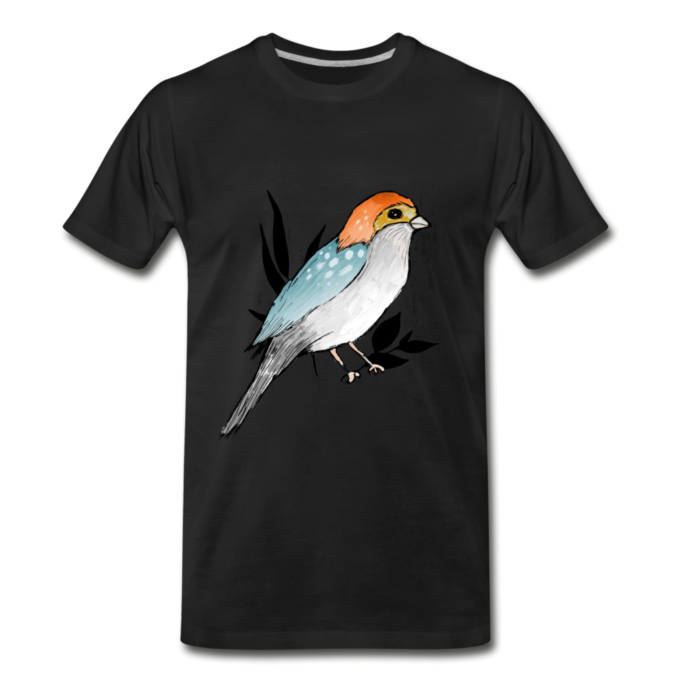 Vodel mit Tupfen - Männer Premium Bio T-Shirt - Hinter dem Mond