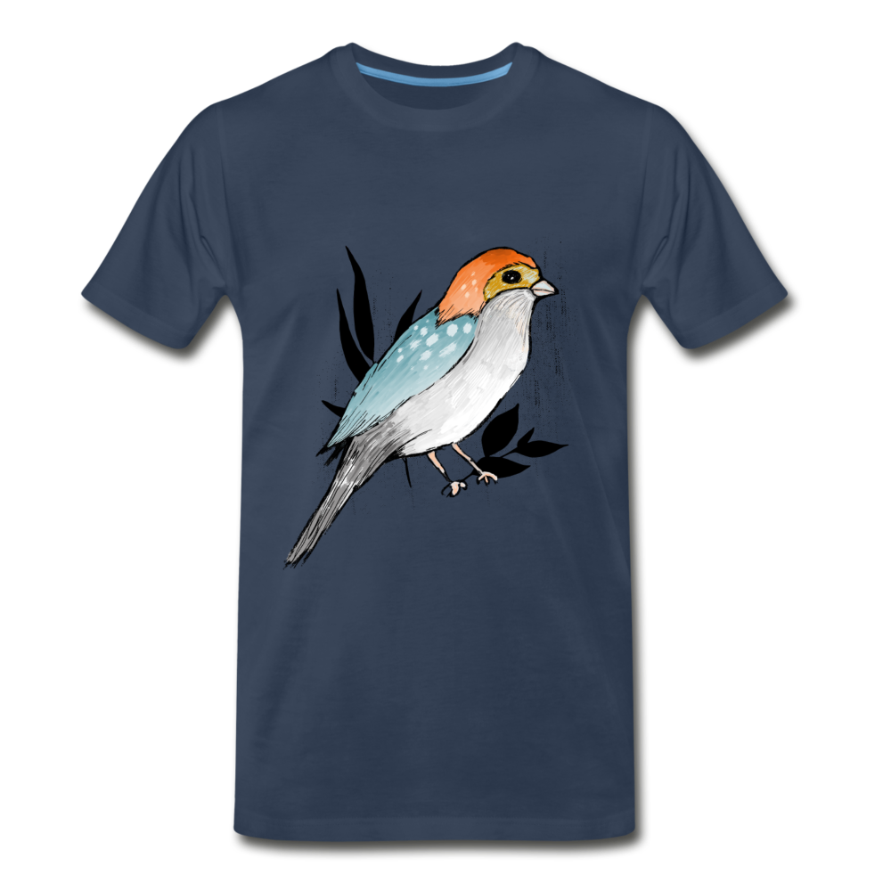 Vodel mit Tupfen - Männer Premium Bio T-Shirt - Hinter dem Mond