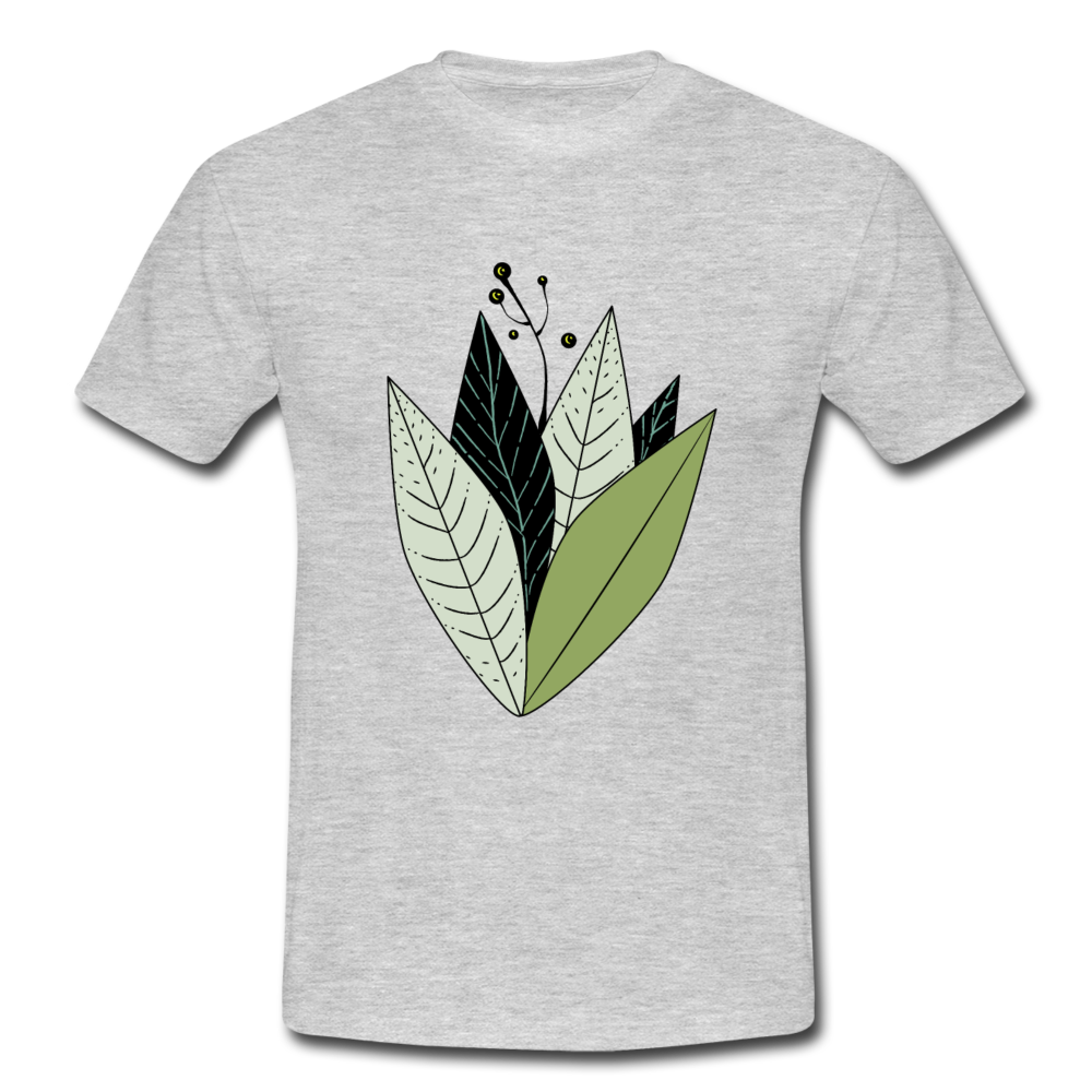 Grafische Pflanze - Männer T-Shirt - Hinter dem Mond