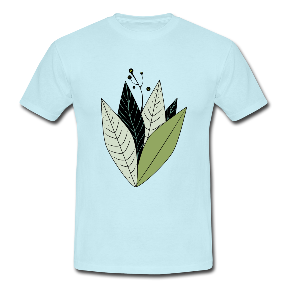 Grafische Pflanze - Männer T-Shirt - Hinter dem Mond