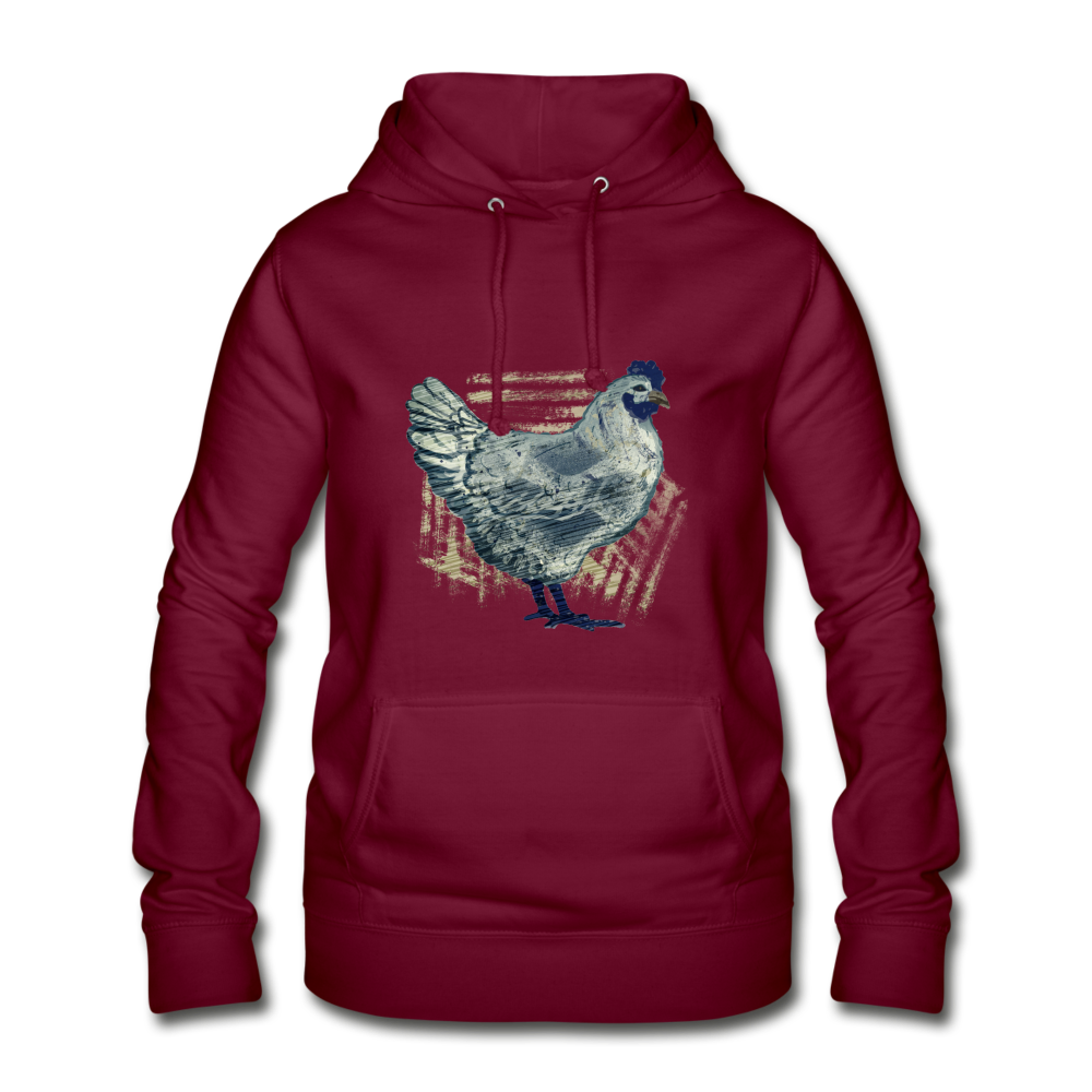 Grunge Huhn - Frauen Hoodie - Hinter dem Mond