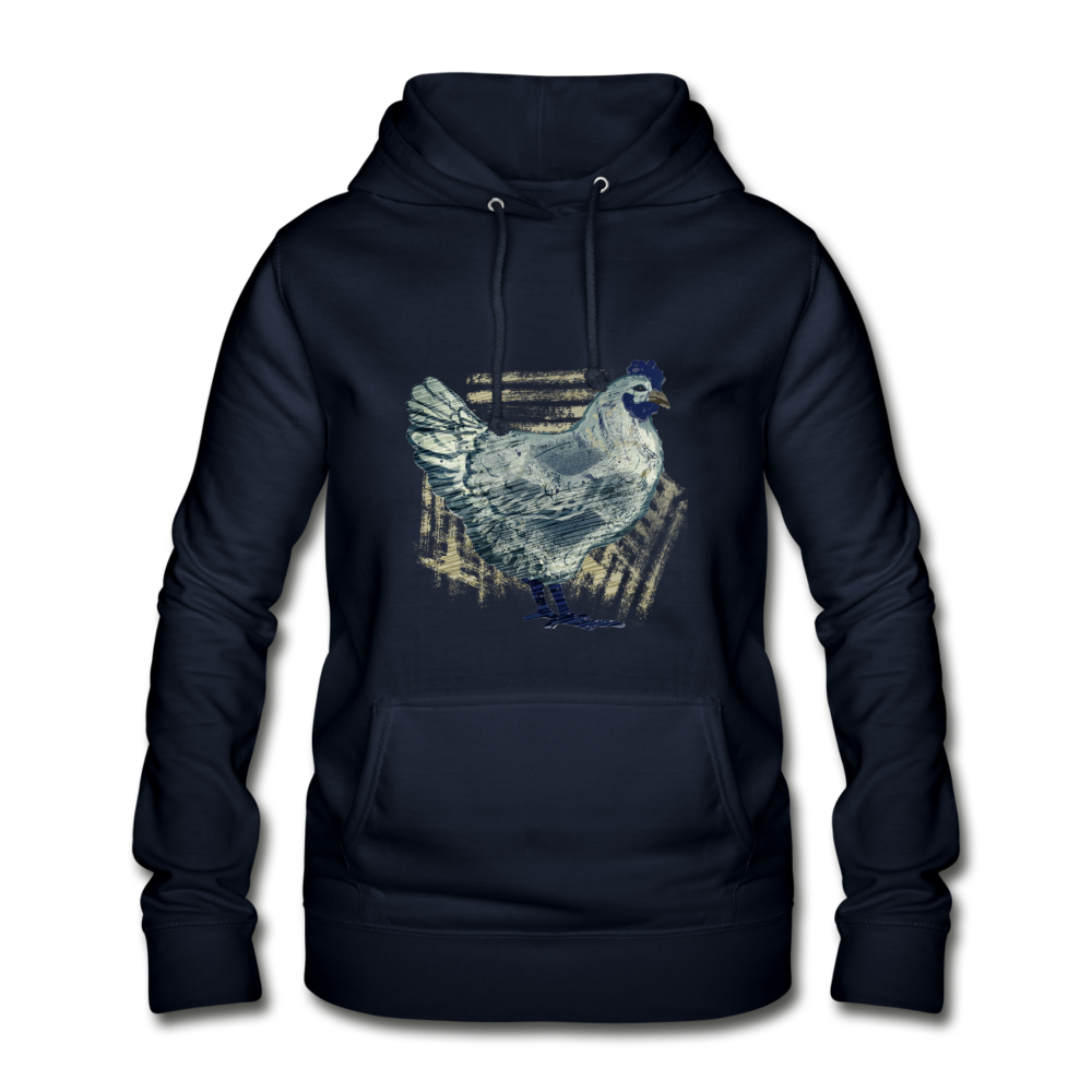 Grunge Huhn - Frauen Hoodie - Hinter dem Mond