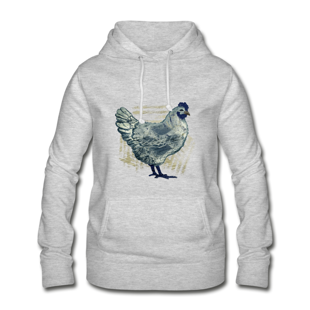 Grunge Huhn - Frauen Hoodie - Hinter dem Mond