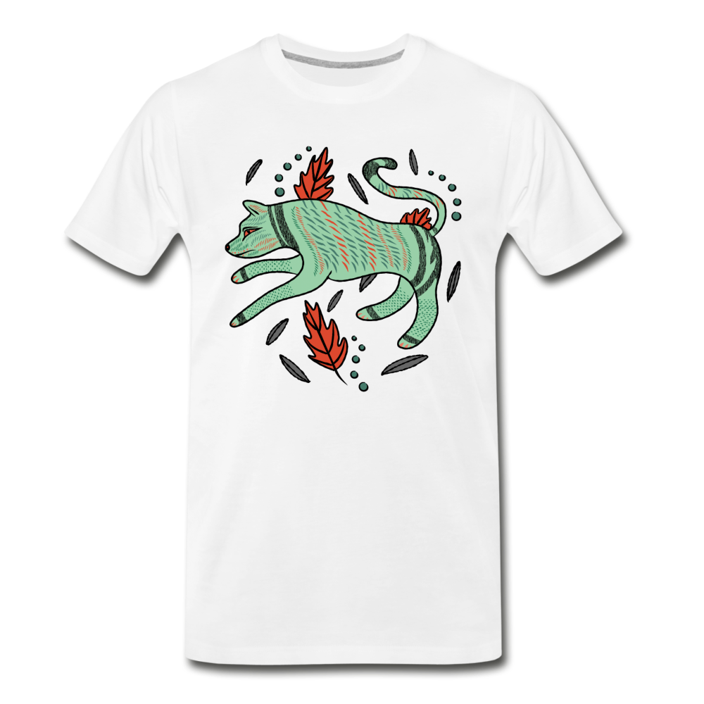 Cave Canem - Männer Premium Bio T-Shirt - Hinter dem Mond