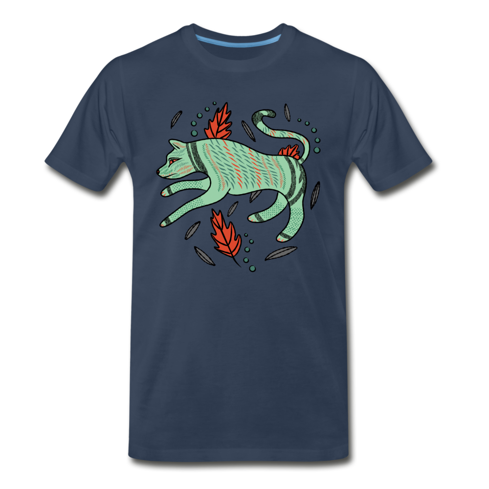 Cave Canem - Männer Premium Bio T-Shirt - Hinter dem Mond