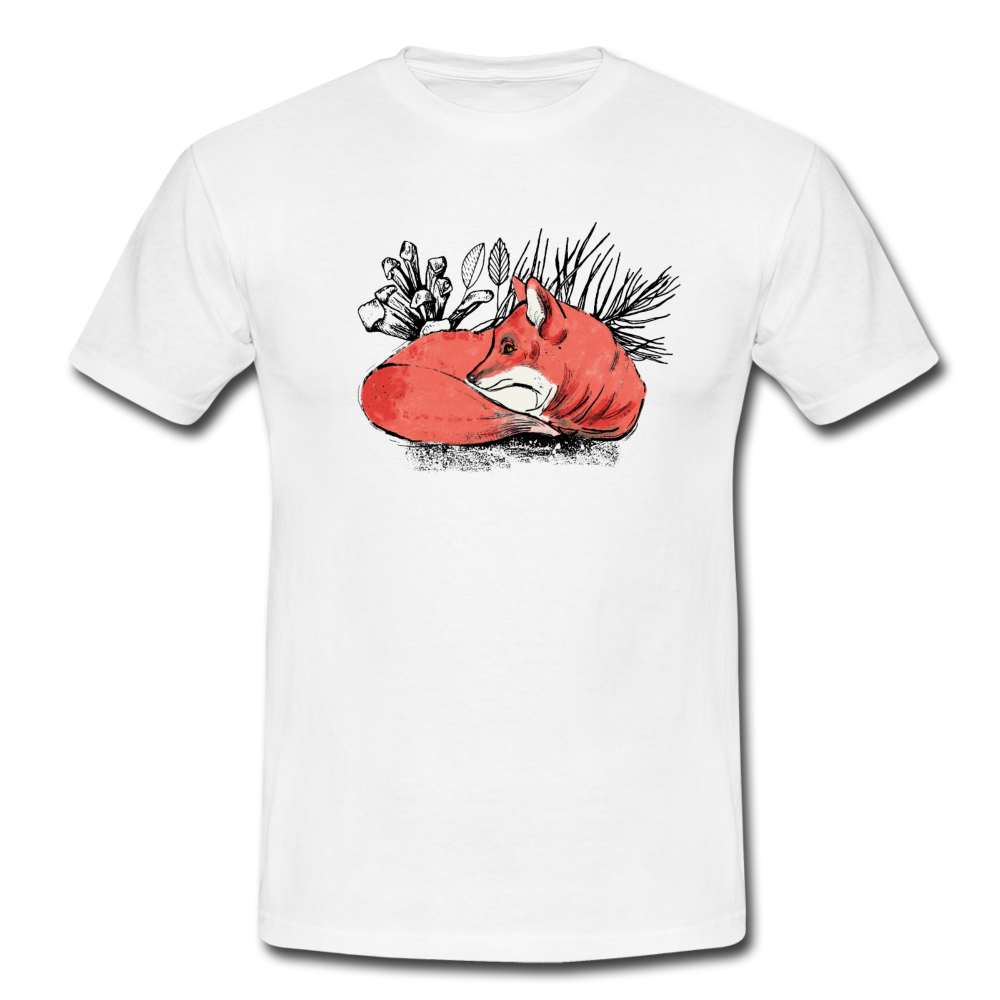 Männer T-Shirt "Ruhender Fuchs" - Hinter dem Mond