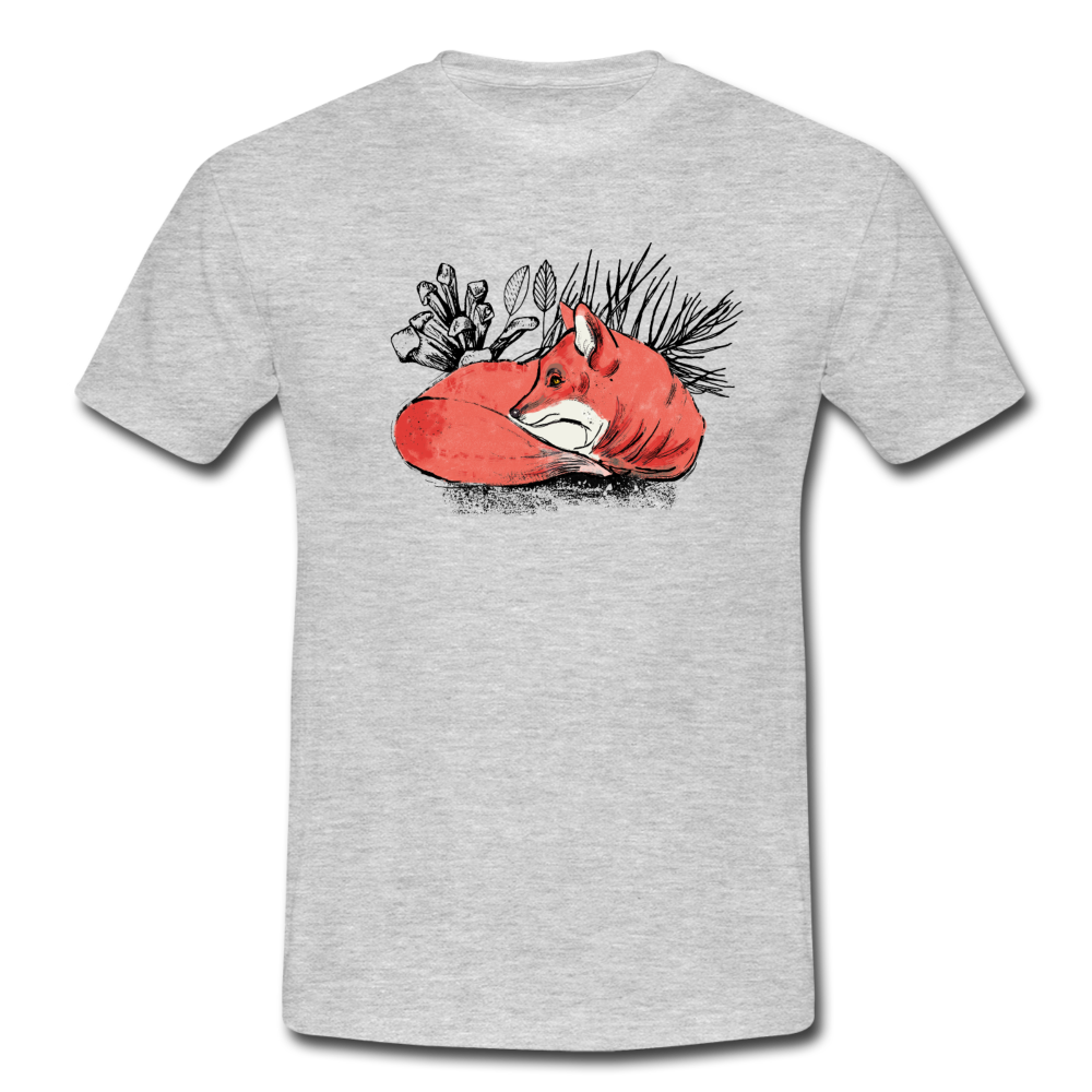 Männer T-Shirt "Ruhender Fuchs" - Hinter dem Mond