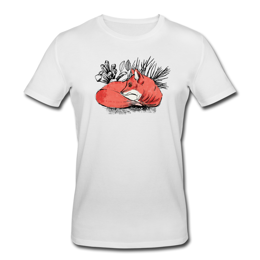 Männer Bio-T-Shirt von Stanley & Stella - "Ruhender Fuchs" - Hinter dem Mond