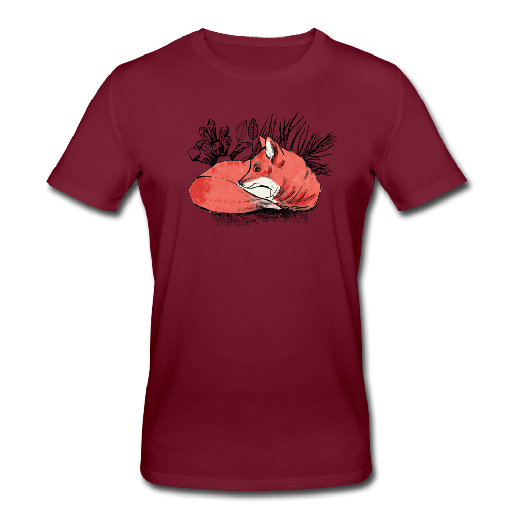 Männer Bio-T-Shirt von Stanley & Stella - "Ruhender Fuchs" - Hinter dem Mond