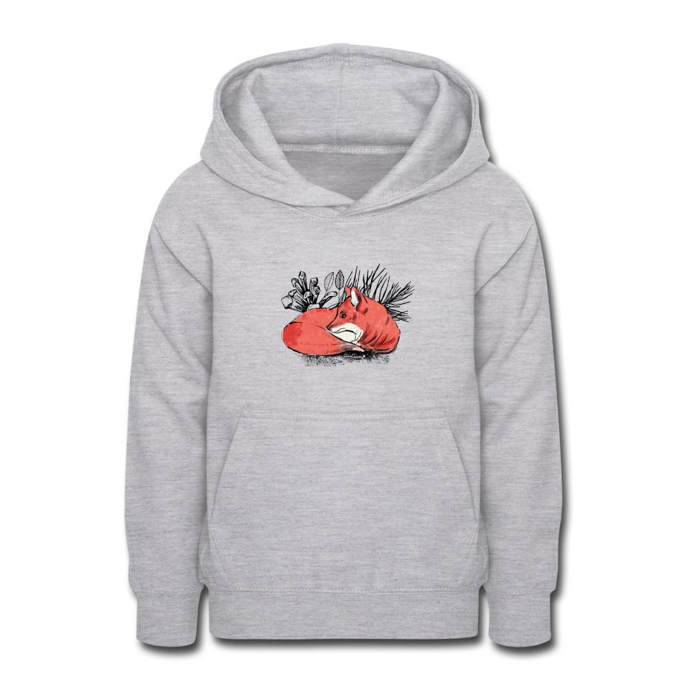 Teenager Hoodie "Ruhender Fuchs" - Hinter dem Mond