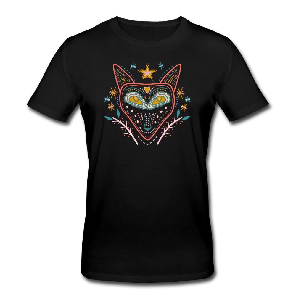 Männer Bio-T-Shirt von Stanley & Stella - "Nachtfuchs" - Hinter dem Mond