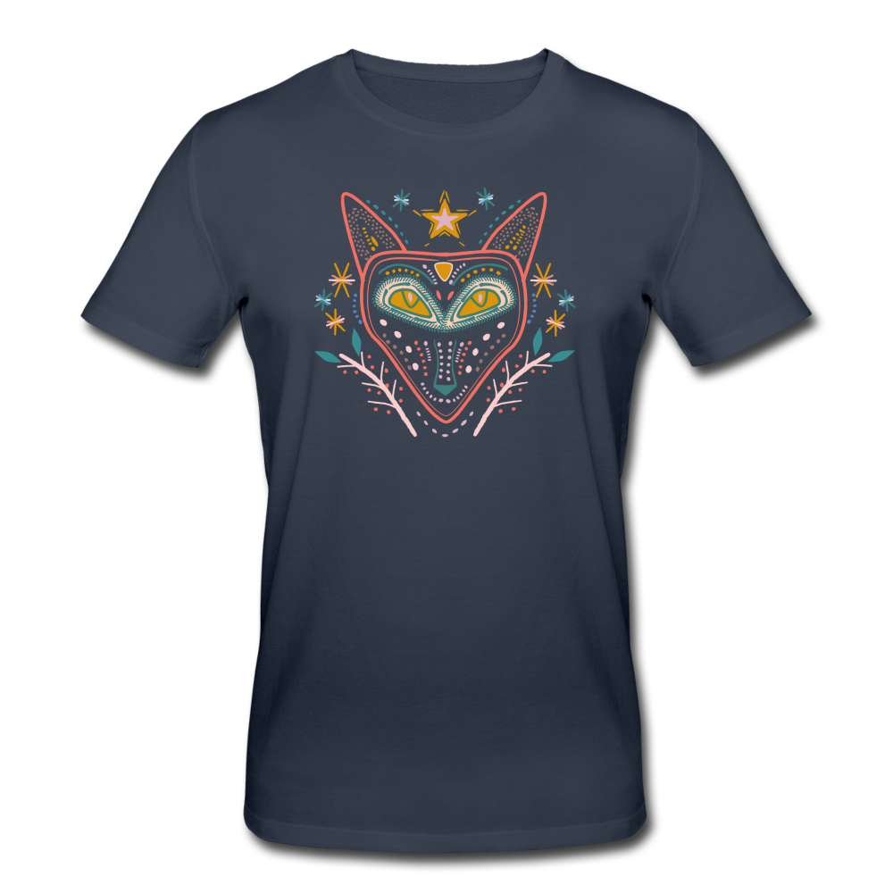 Männer Bio-T-Shirt von Stanley & Stella - "Nachtfuchs" - Hinter dem Mond