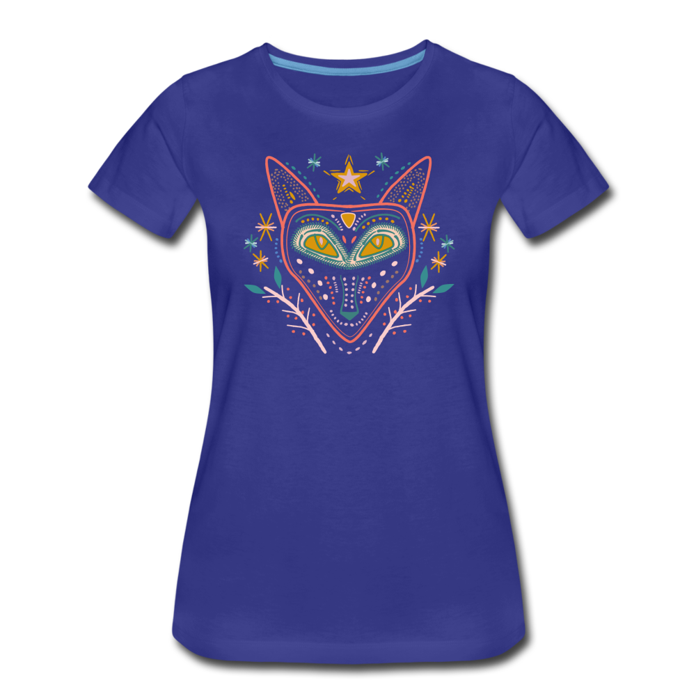 Frauen Premium T-Shirt "Nachtfuchs" - Hinter dem Mond