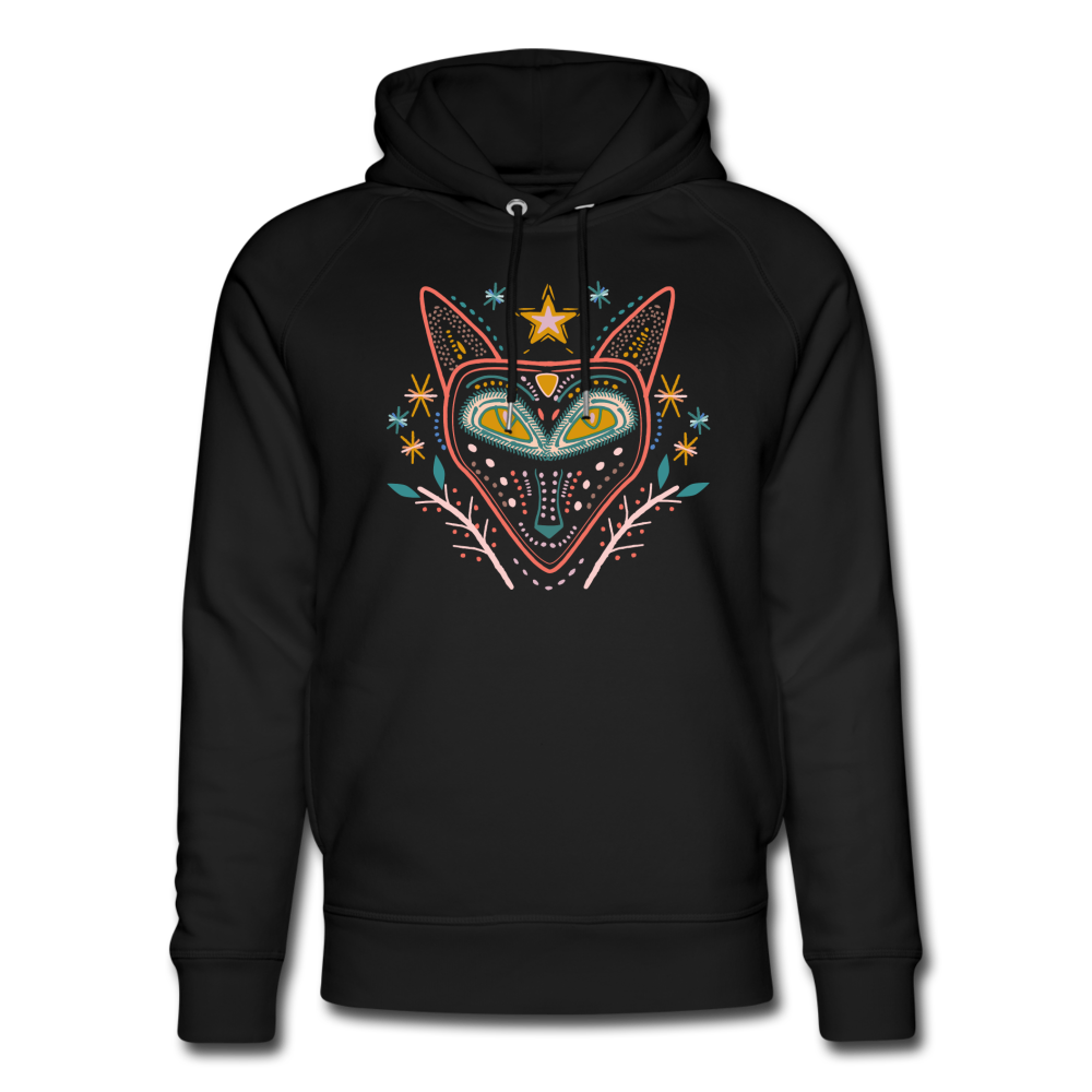 Unisex Bio-Hoodie "Nachtfuchs" - Hinter dem Mond