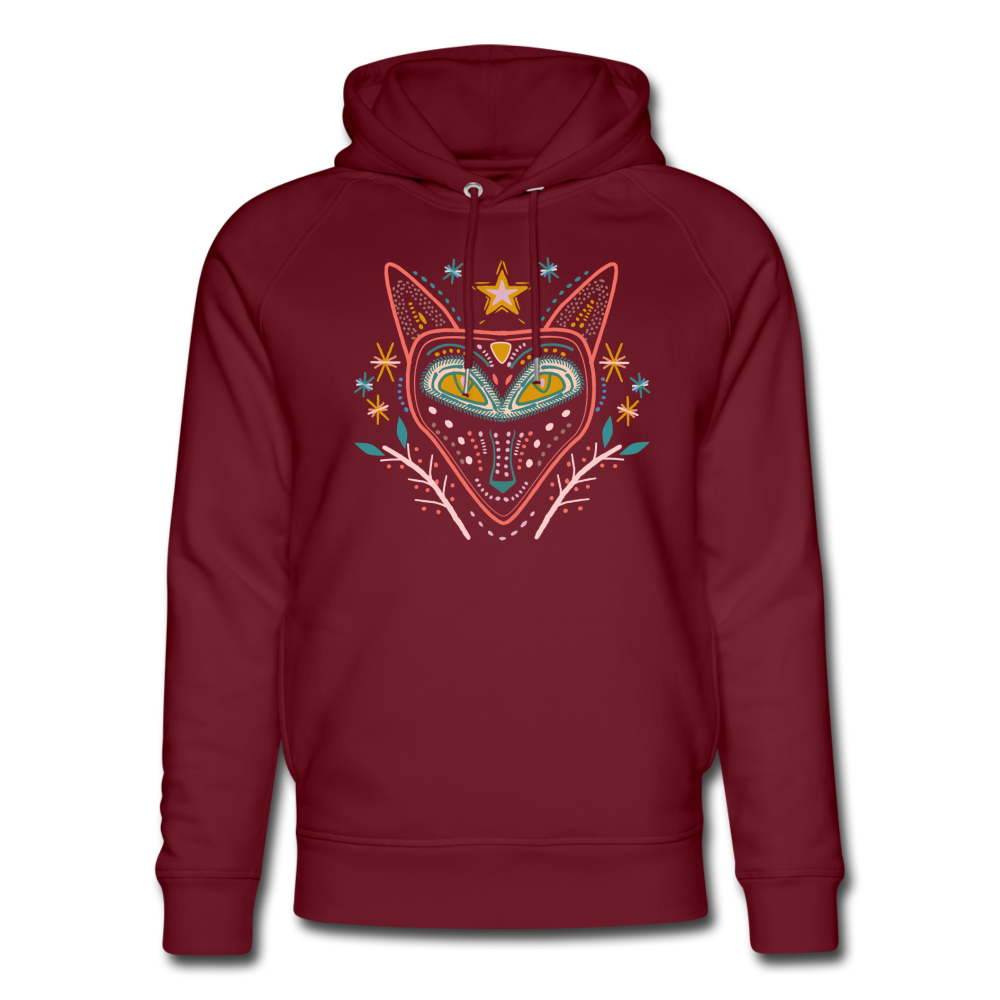 Unisex Bio-Hoodie "Nachtfuchs" - Hinter dem Mond
