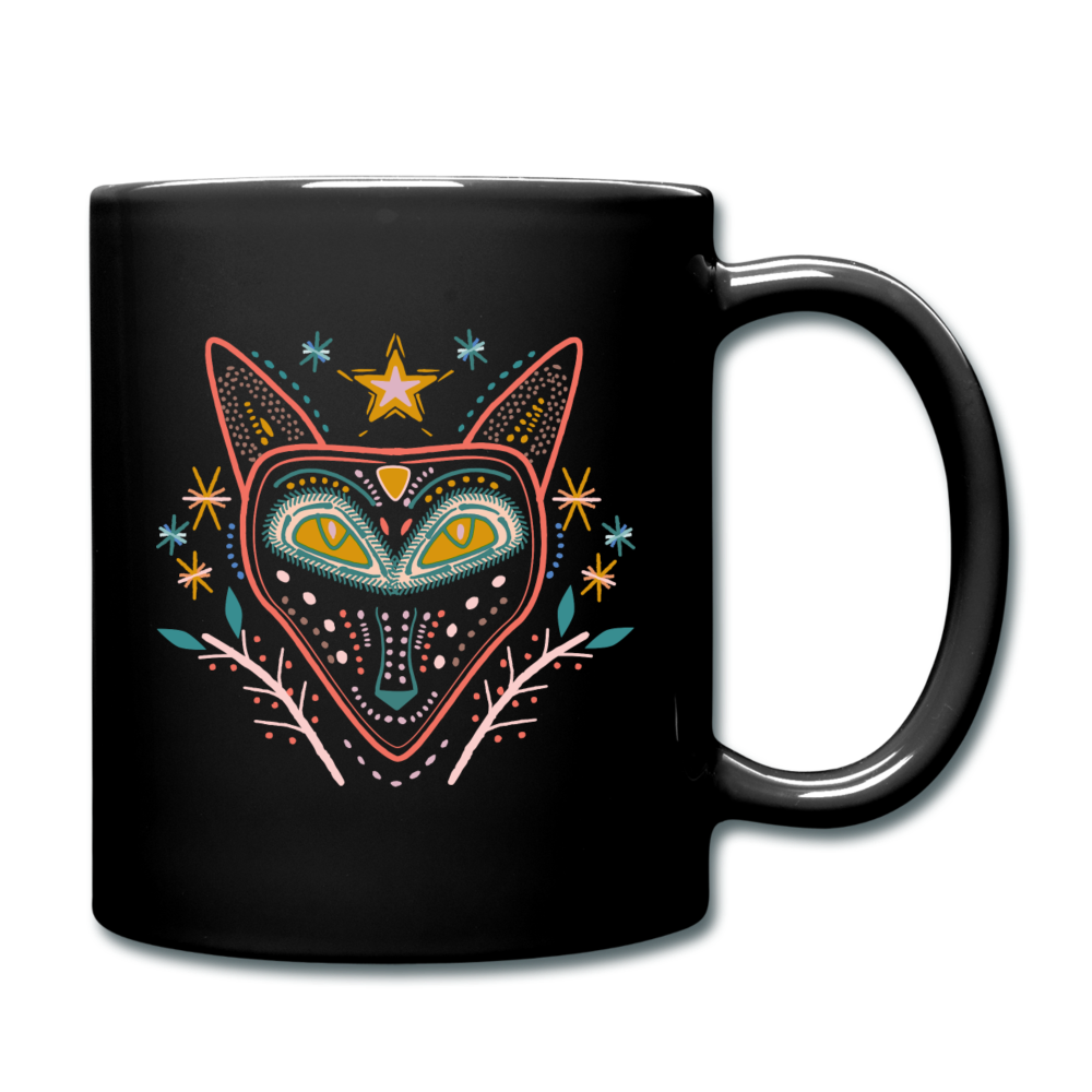Tasse einfarbig "Nachtfuchs" - Hinter dem Mond