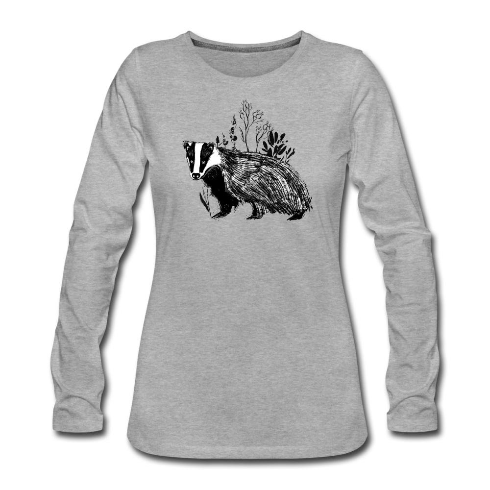Frauen Premium Langarmshirt - Hinter dem Mond