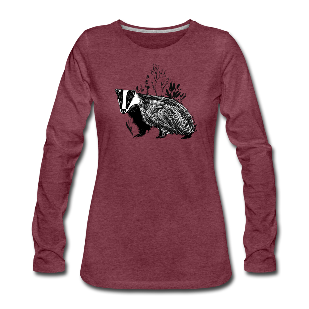 Frauen Premium Langarmshirt - Hinter dem Mond