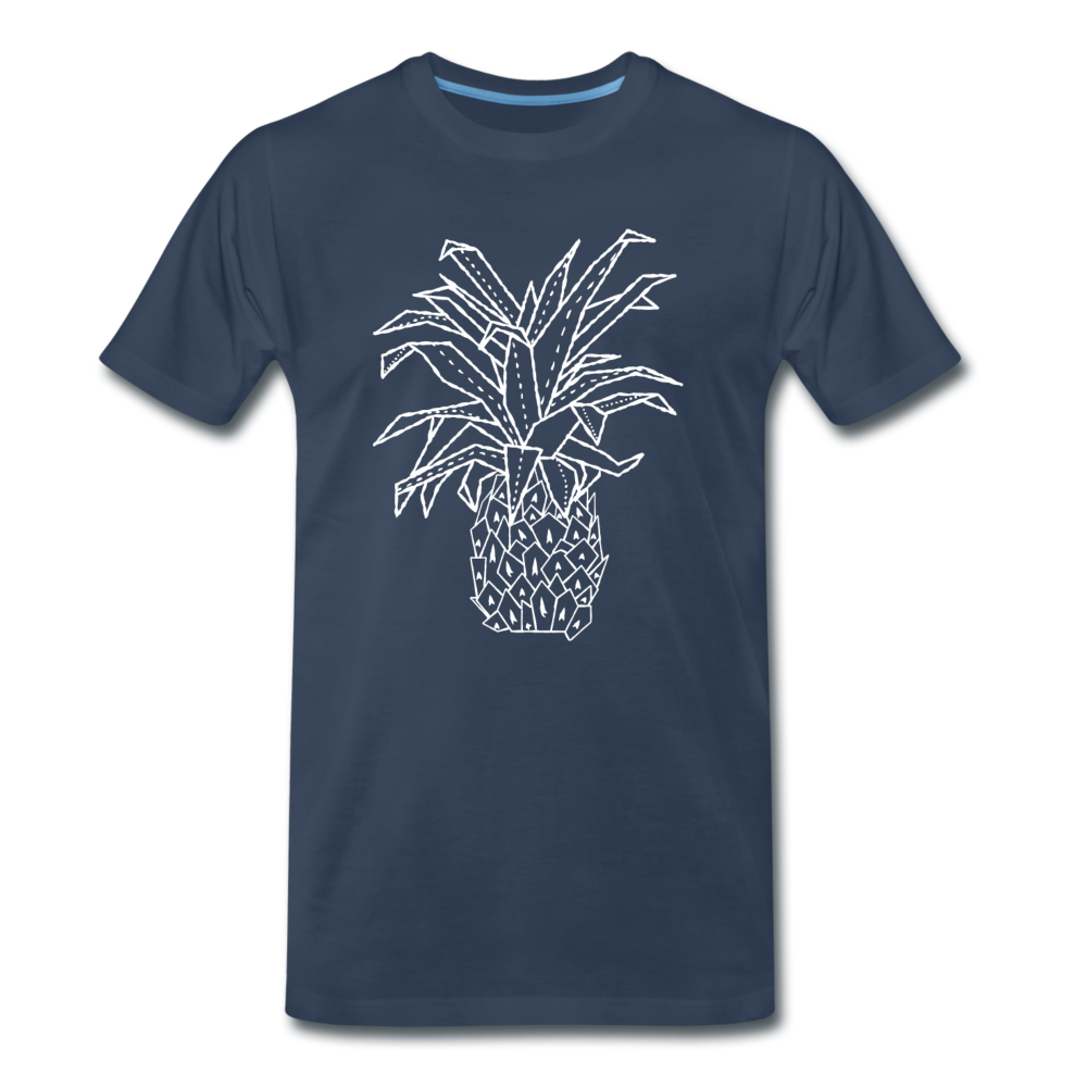 Männer Premium T-Shirt "Grafische Ananas" - Hinter dem Mond