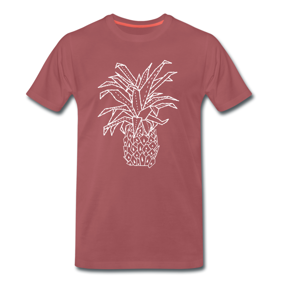 Männer Premium T-Shirt "Grafische Ananas" - Hinter dem Mond