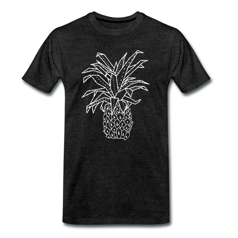 Männer Premium T-Shirt "Grafische Ananas" - Hinter dem Mond