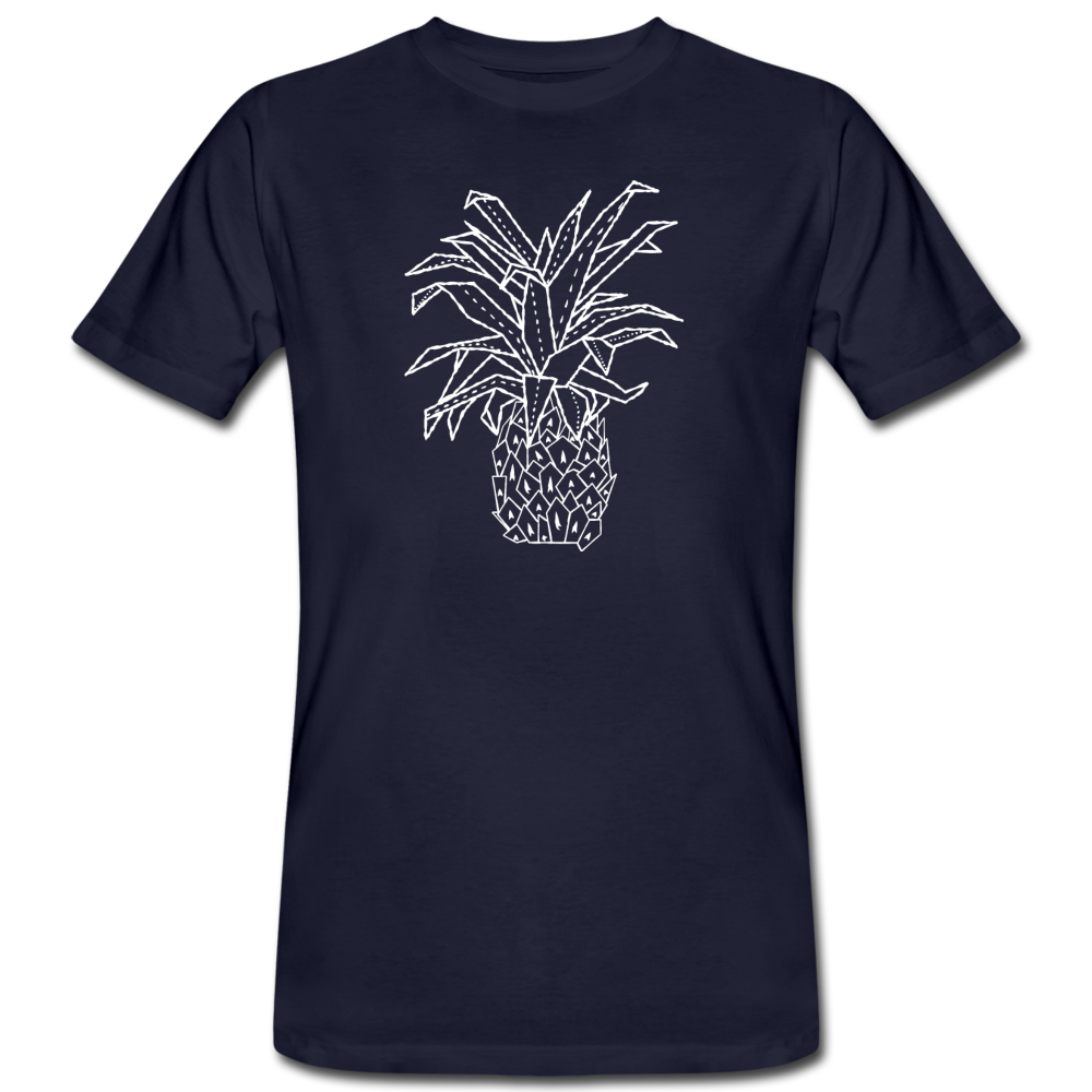Männer Bio-T-Shirt "Grafische Ananas" - Hinter dem Mond