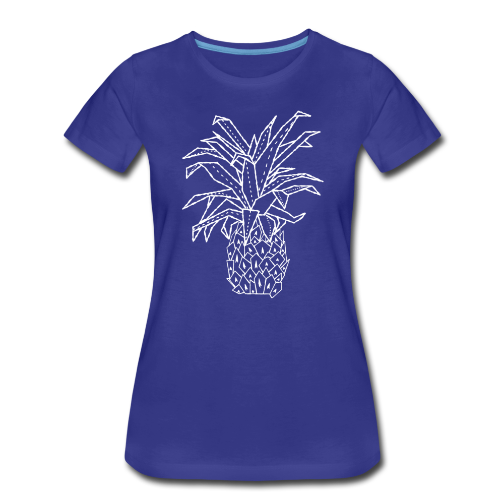 Frauen Premium T-Shirt "Grafische Ananas" - Hinter dem Mond