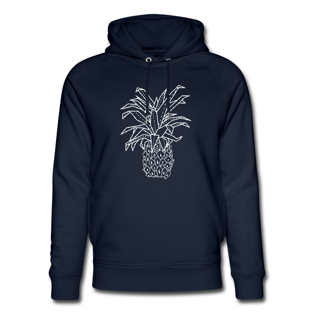 Unisex Bio-Hoodie von Stanley & Stella -"Grafische Ananas" - Hinter dem Mond
