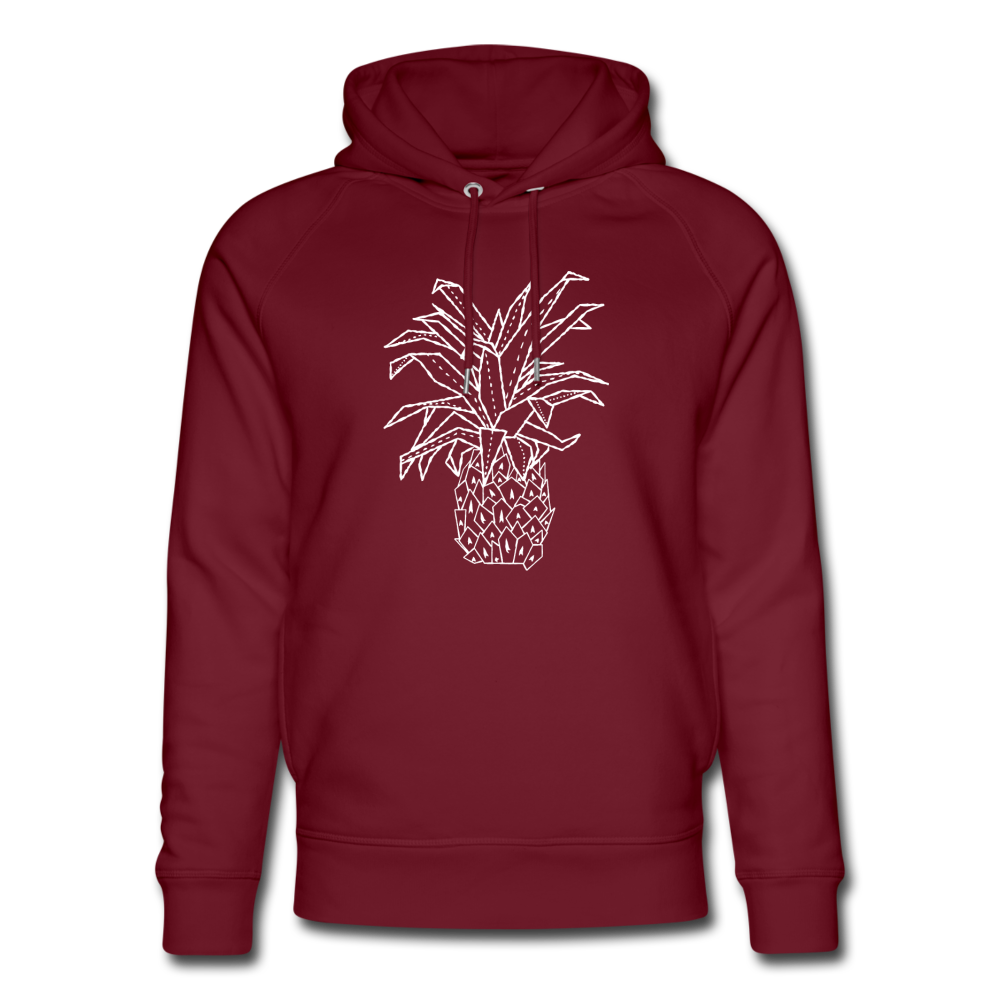Unisex Bio-Hoodie von Stanley & Stella -"Grafische Ananas" - Hinter dem Mond