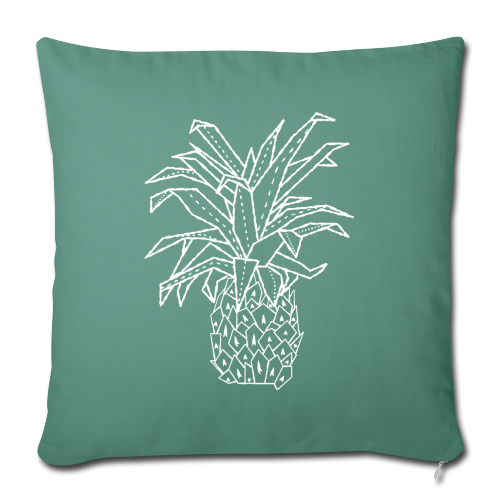Sofakissen mit Füllung 44 x 44 cm - "Grafische Ananas" - Hinter dem Mond
