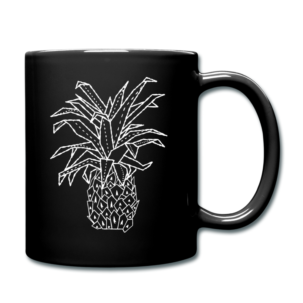 Tasse einfarbig "Grafische Ananas" - Hinter dem Mond